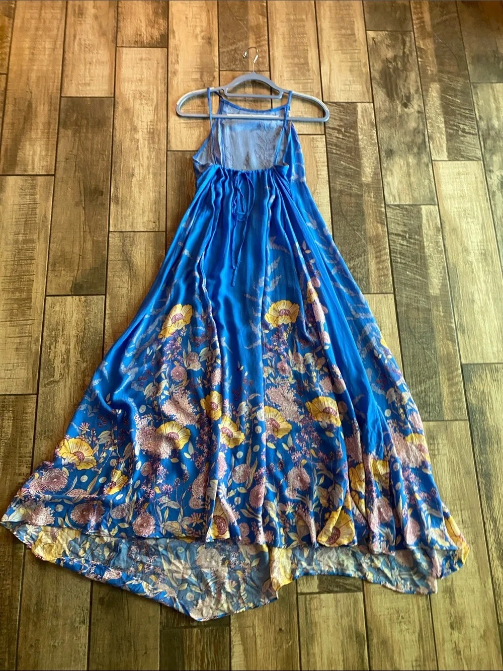 Free People Intimately Blue Floral Tag Halter 🆕